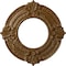 Ekena Millwork Benson Ceiling Medallion (Fits Canopies up to 4 1/8"), 9"OD x 4 1/8"ID x 5/8"P, Smokey Topaz Crackle CM09BNSTC - alternate 1